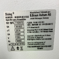 Bbraun Dialog+ Evo - Dialysis image 3